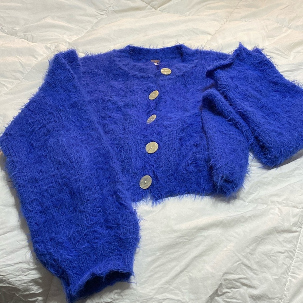 Willow Cardi relaxed cropped sweater from Free People